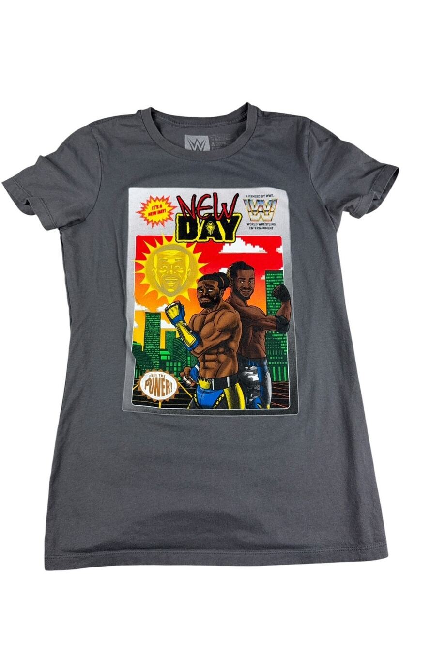 WWE The New Day T Shirt Womens XL Big E Kofi Kingston Xavier Woods Wrestling